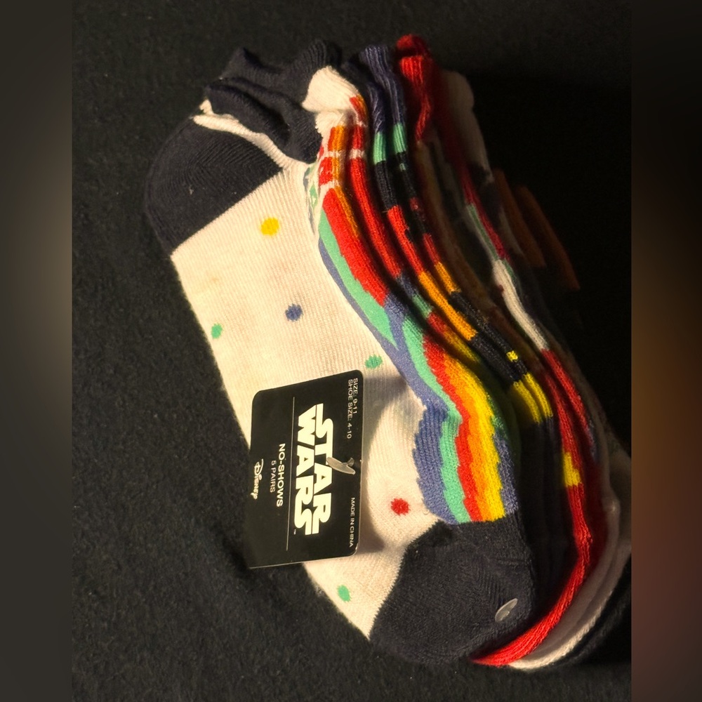 Star Wars socks size 4-10